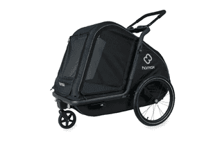 Hamax Pluto L Hundeanhänger - navy blau/ black