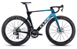 Cube Litening AERO C:68X SLX - 28 Zoll 24K Diamant - chromeblue´n´liquidblue