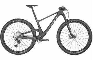 Scott Spark RC Team black - 29 Zoll 12K Fully - Raw Carbon