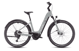 Cube Nuride Hybrid Pro Allroad - 28 Zoll 800Wh 10K Wave - pistachio´n´stonegrey