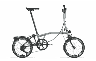 Brompton P-Line Explore - Typ H - 16 Zoll 12K Faltrad - Lunar Ice