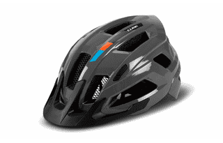 Cube Helm Steep - glossy grey'n'orange