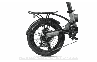 Eovolt Gepäckträger Alu kompatible mit 16" - black
