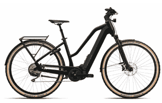FLYER Upstreet 7.12 XC - 28 Zoll 630Wh 10K Trapez - Pearl Black Gloss