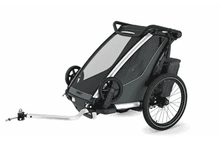 Thule Chariot Cross 2 single - Kinderfahrradanhänger - Dark Slate
