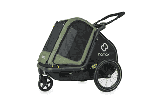 Hamax Pluto M - Hundeanhänger - green/ black