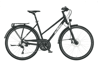 KTM VENETO LIGHT DISC - 28 Zoll  20K Trapez - black matt