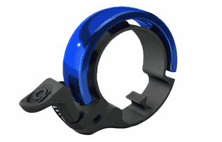 Knog Oi Classic Small Fahrradklingel - schwarz/blau