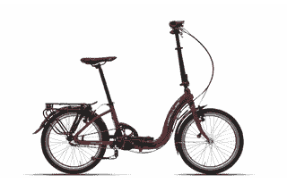 HERCULES Versa R3 - 20 Zoll 3N-RT Faltrad - darkred-glossy