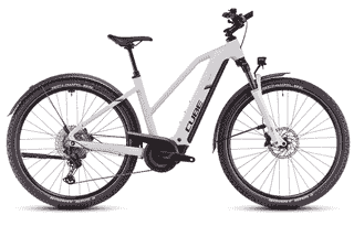 Cube Nuride Hybrid EXC Allroad - 28 Zoll 800Wh 12K Trapez - cotton´n´silver
