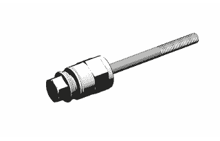 Croozer Achsmutteradapter Enviolo