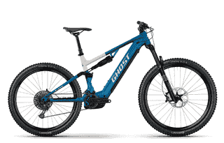 GHOST E-ASX UNIVERSAL HIGH - 29/27,5 Zoll 12K 800Wh Fully - candy blue/coffee arctic dust