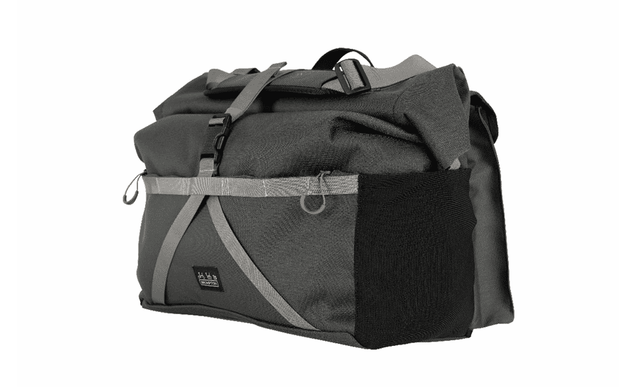 Brompton - Borough Roll Top Bag Large - Dark Grey