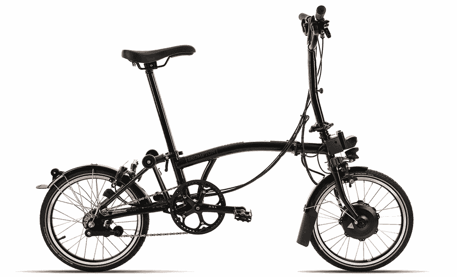 Brompton C-Line Electric Explore  - Typ M - 16 Zoll 300Wh 6N Faltrad - Gloss Black