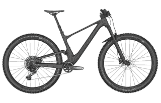 Scott Spark 940 - 29 Zoll 12K Fully - Raw Carbon
