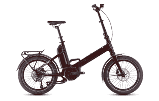 Cube Fold Hybrid 500 - 20 Zoll 500Wh 10K Faltrad - merlotred´n´reflex