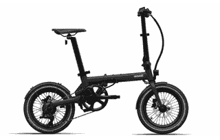Eovolt Morning - 16 Zoll 230Wh 4K Faltrad - Black Onyx