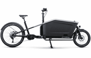 Cube Cargo Sport Dual Hybrid 1000 - 20/27.5 Zoll 1000Wh 10K Lastenrad - flashgrey´n´black