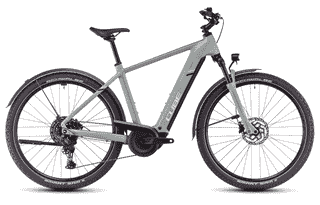 Cube Nuride Hybrid Pro Allroad - 28 Zoll 800Wh 10K Diamant - pistachio´n´stonegrey