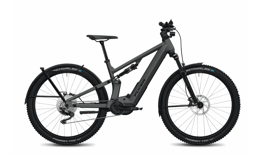 FLYER Goroc X 2.10 - 27,5 // 29 Zoll 630Wh 10K Fully - Black Shading Satin