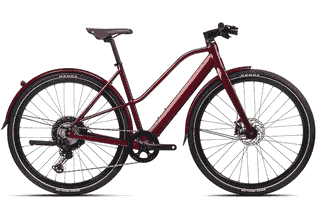 Orbea VIBE MID H10 MUD - 28 Zoll 248Wh 12K Trapez - Metallic Dark Red
