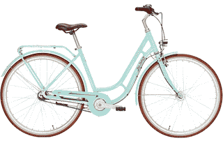 PEGASUS Bici Italia 7 - 28 Zoll 7N-RT Wave - light blue