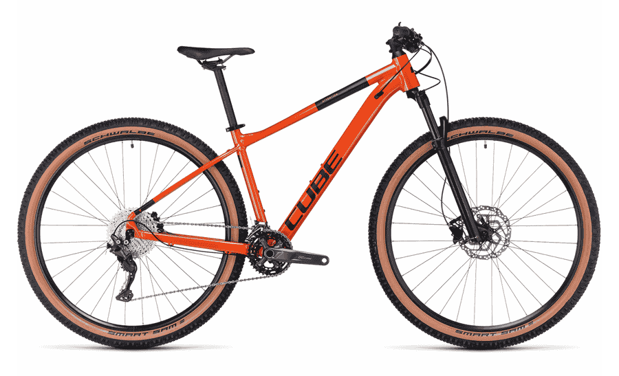 Cube Attention - 27.5 // 29 Zoll 22K Diamant - fireorange´n´black