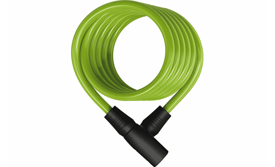 Abus Spiralkabelschloss Star 4508K/150 - green