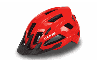 Cube Helm Steep - glossy red