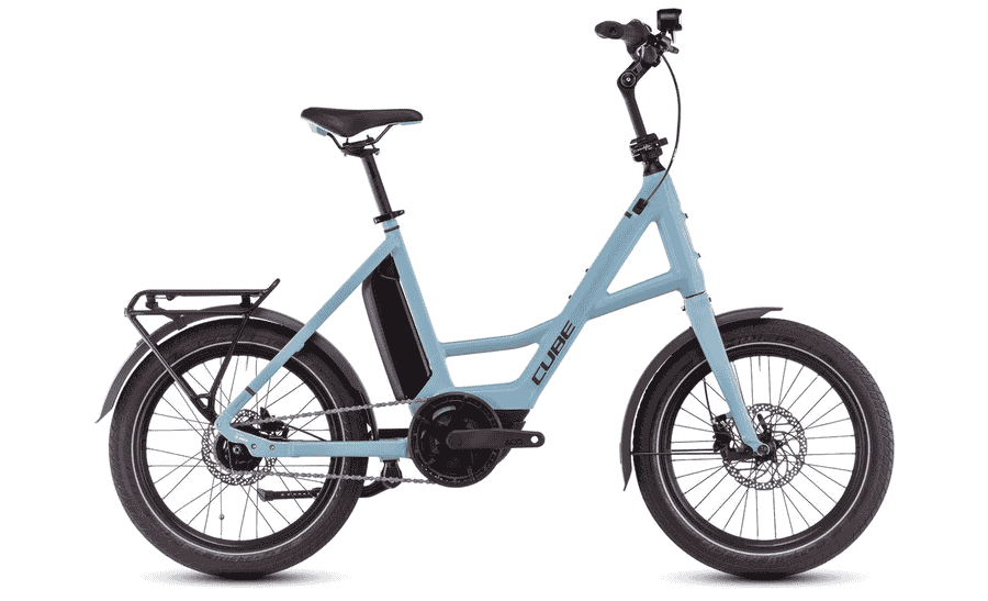 Cube Compact Hybrid Comfort 500 - 20 Zoll 500Wh 5N Compact - arubablue´n´reflex