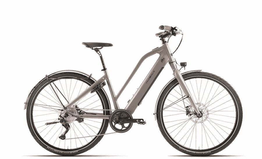 Velo de Ville 6TY Urban - 28 Zoll 430Wh 11K Trapez - Eco Grey
