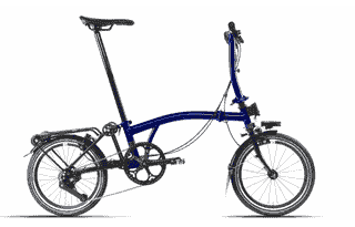 Brompton P-Line Urban - 4 Speed - Typ M - 16 Zoll 4K Faltrad - Bolt Blue Lacquer