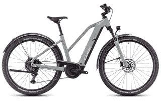 Cube Nuride Hybrid Pro Allroad - 28 Zoll 800Wh 10K Trapez - pistachio´n´stonegrey