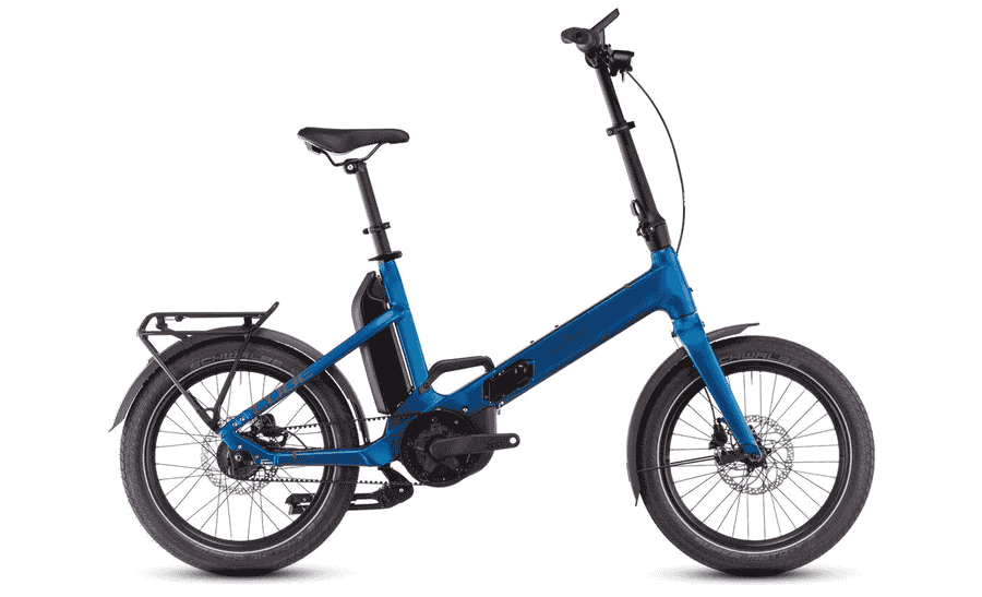 Cube Fold Hybrid Comfort 500 - 20 Zoll 500Wh 5N Faltrad - electricblue´n´reflect