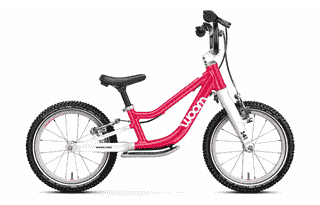 Woom GO 1+  - 14 Zoll Laufrad - hot pink
