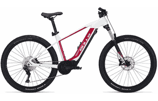 BULLS E-Stream EVA 1 27.5 - 27.5 Zoll 740Wh 10K Diamant - metallic off-white/rouge red/black matt