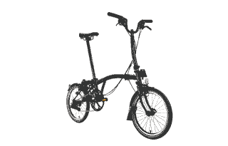 Brompton C-Line Urban - Typ M - 16 Zoll 2K Faltrad - Black Matt