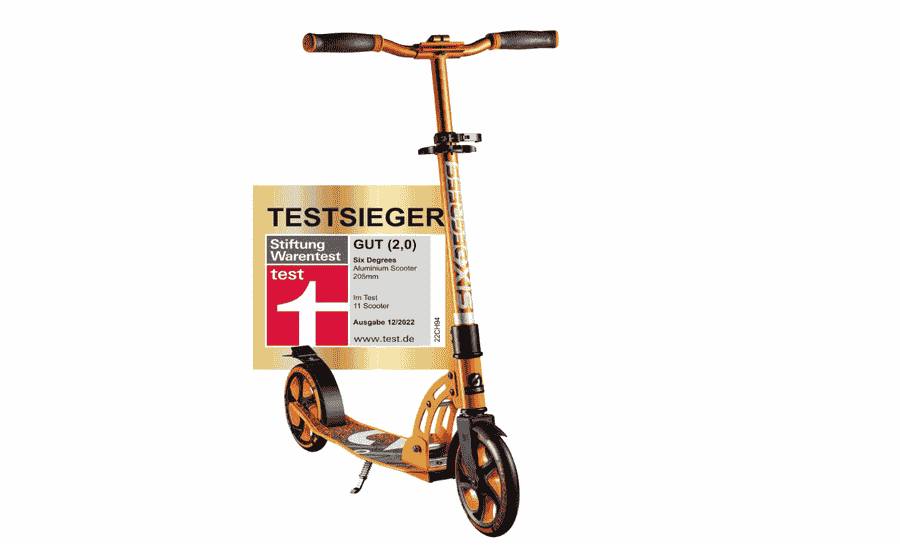 SIX DEGREES 205 - Aluminium Scooter - Orange