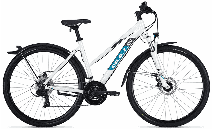 BULLS Wildcross Street - 28 Zoll 21K Trapez - metallic white