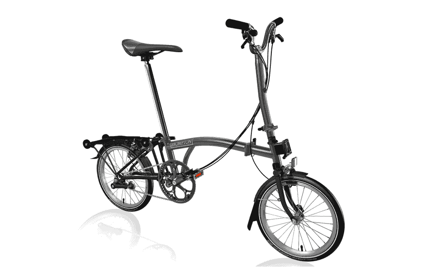 Brompton P-Line Urban - Typ H - 16 Zoll 4K Faltrad - Midnight Black