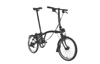 Brompton C-Line Urban - Typ S - 16 Zoll 2K Faltrad - Black Matt