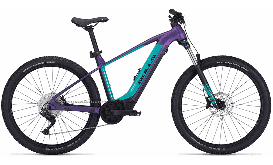 BULLS E-Stream EVA 1 27.5 - 27.5 Zoll 740Wh 10K Diamant - aubergine matt/emerald/black matt