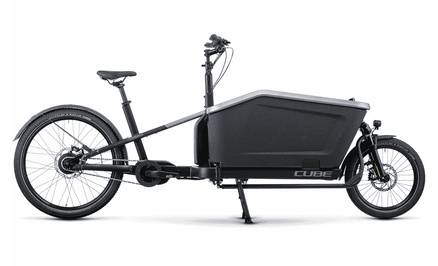 Cube Cargo Dual Hybrid 1000 - 20/27.5 Zoll 1000Wh Enviolo Lastenrad - flashgrey´n´black