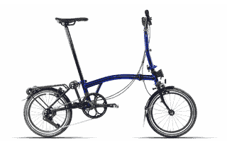 Brompton P-Line Explore - Typ H - 16 Zoll 12K Faltrad - Bolt Blue Lacquer