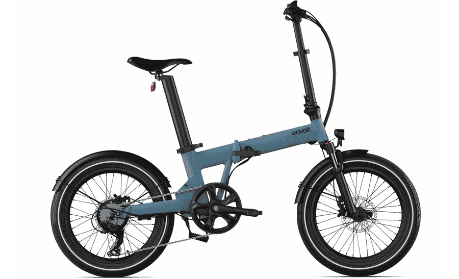 Eovolt Afternoon - 20 Zoll 378Wh 7K Faltrad - Ozeanblau