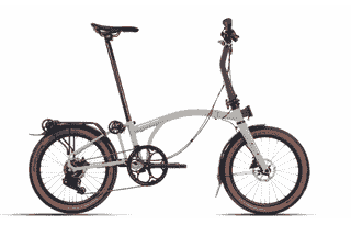 Brompton G Line Roller Frame - 20 Zoll 8K Faltrad - Traildust White