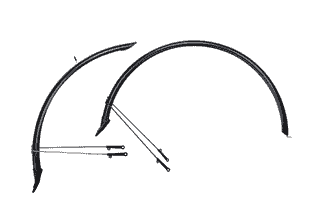 TENWAYS CGO600 Schutzbleche - Black