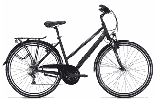 PEGASUS Piazza 21 - 28 Zoll 21K Trapez - black matt