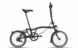 Brompton C-Line Explore - Typ H - 16 Zoll 6N Faltrad - Black Matt
