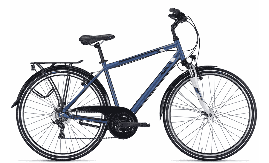 PEGASUS Piazza 21 - 28 Zoll 21K Diamant - steel blue matt